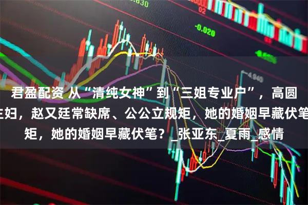 君盈配资 从“清纯女神”到“三姐专业户”,高圆圆婚后淡出娱乐圈当主妇,赵又廷常缺席、公公立规矩,她的婚姻早藏伏笔?_张亚东_夏雨_感情