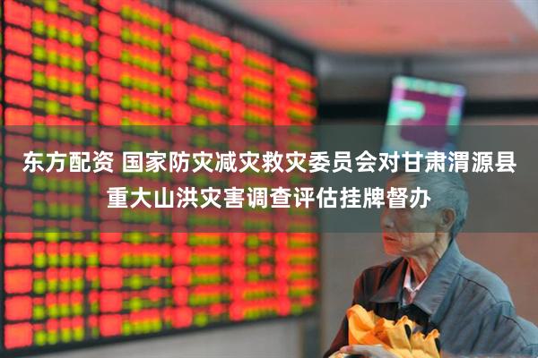 东方配资 国家防灾减灾救灾委员会对甘肃渭源县重大山洪灾害调查评估挂牌督办